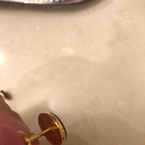 Ross-Simons Gold 1/20  and Black Oval Cufflinks - Picture 14 of 16